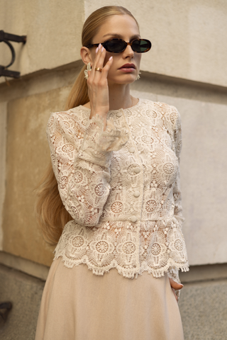 The Vintage-Inspired Lace Jacket