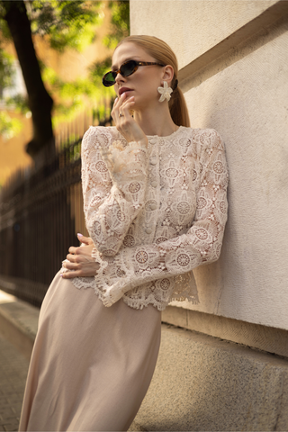 The Vintage-Inspired Lace Jacket