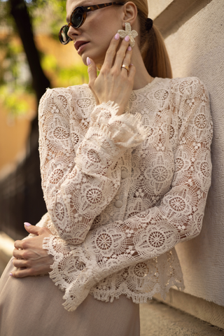 The Vintage-Inspired Lace Jacket