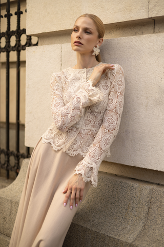 The Vintage-Inspired Lace Jacket