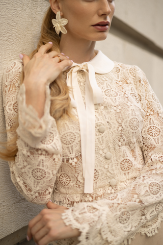 The Vintage-Inspired Lace Jacket